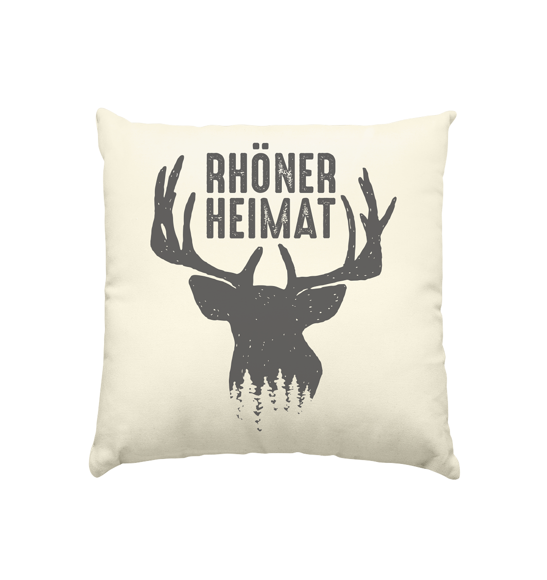 RHÖN HIRSCH - Kissen natur 40x40cm